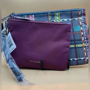 🍀 VERA BRADLEY NWT MIDTOWN POUCH DUO IN HAWTHORN ROSE